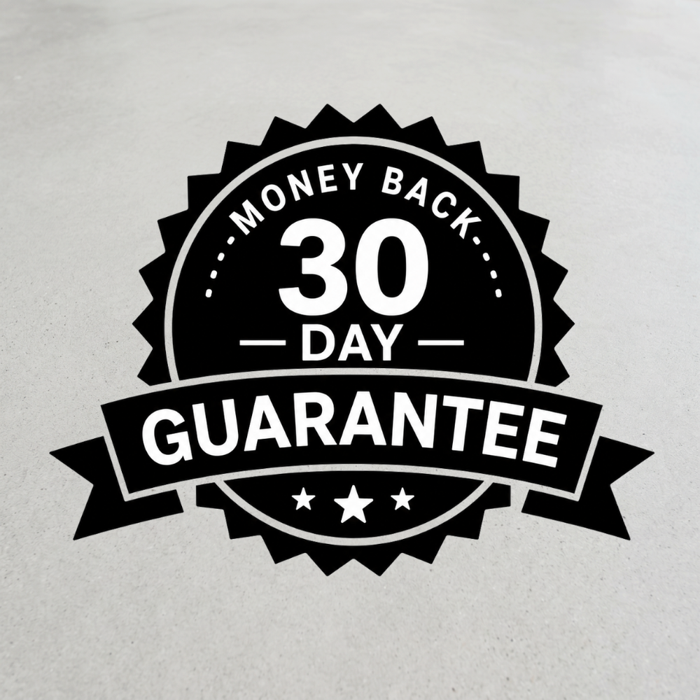 30-day money-back guarantee badge