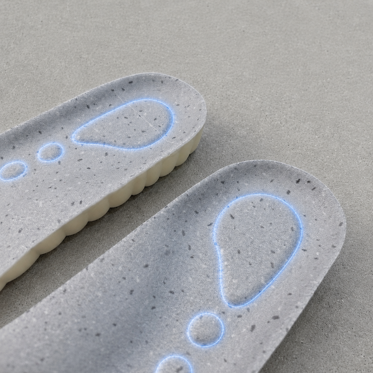Close-up of WorkFit insole heel cushioning