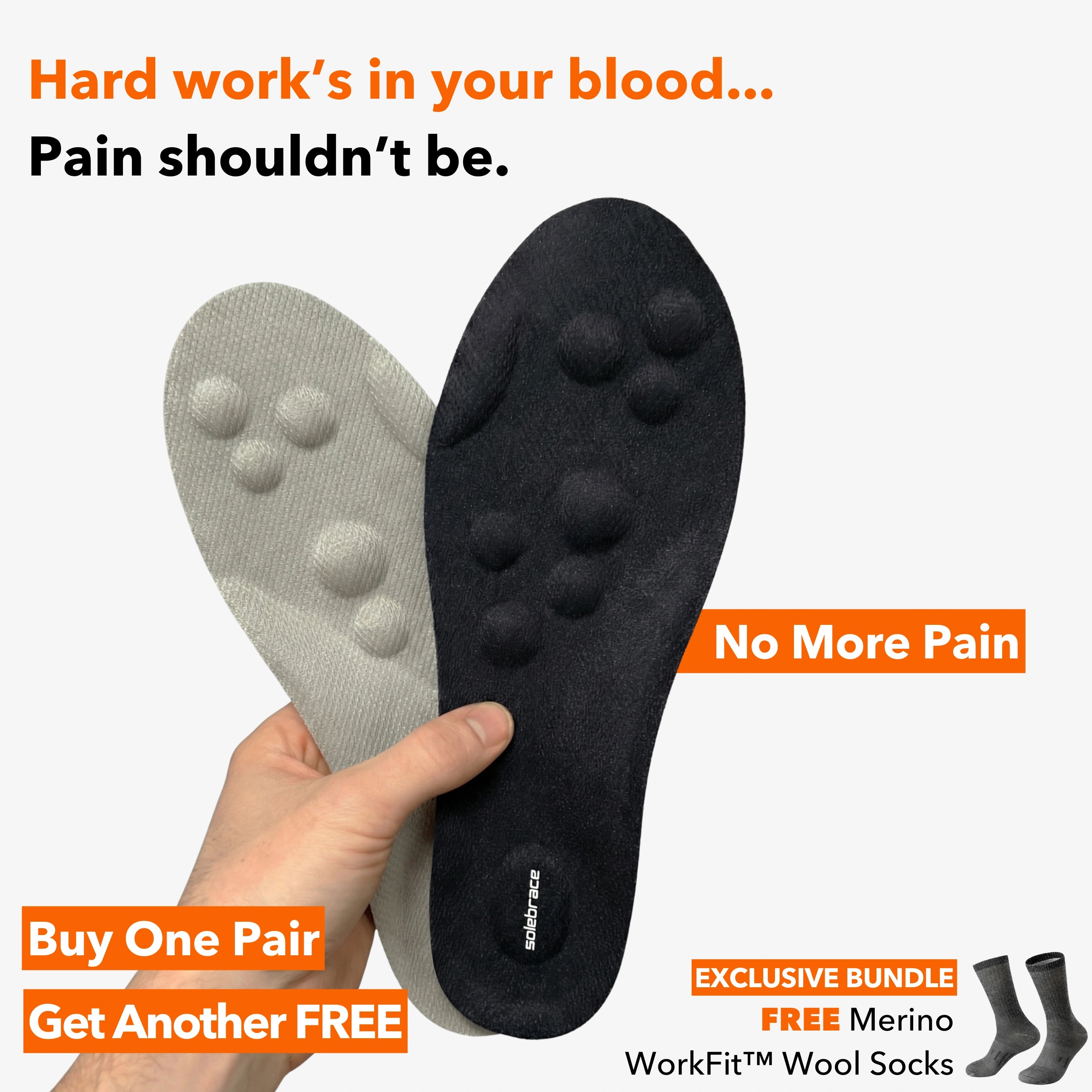 SoleBrace WorkFit™ Insoles