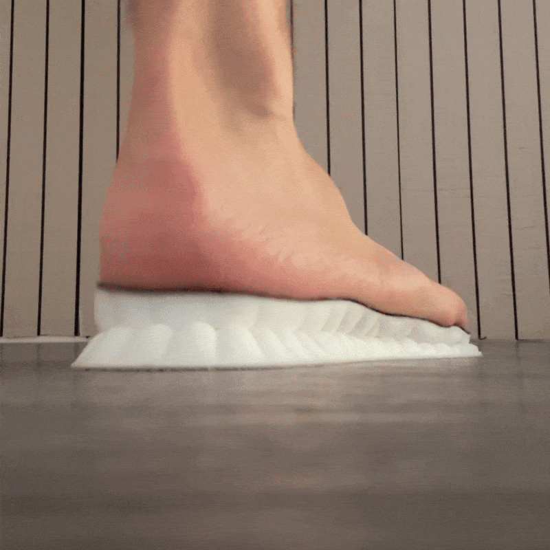 man with plantar fasciitis - foot pain relief with insole